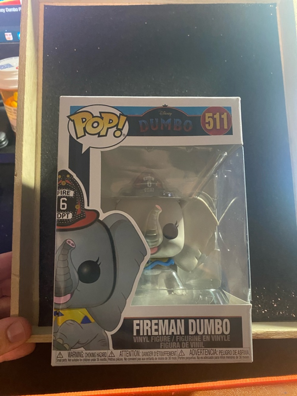 Funko Pop! Disney Dumbo #511 Fireman Dumbo - Gray and Red